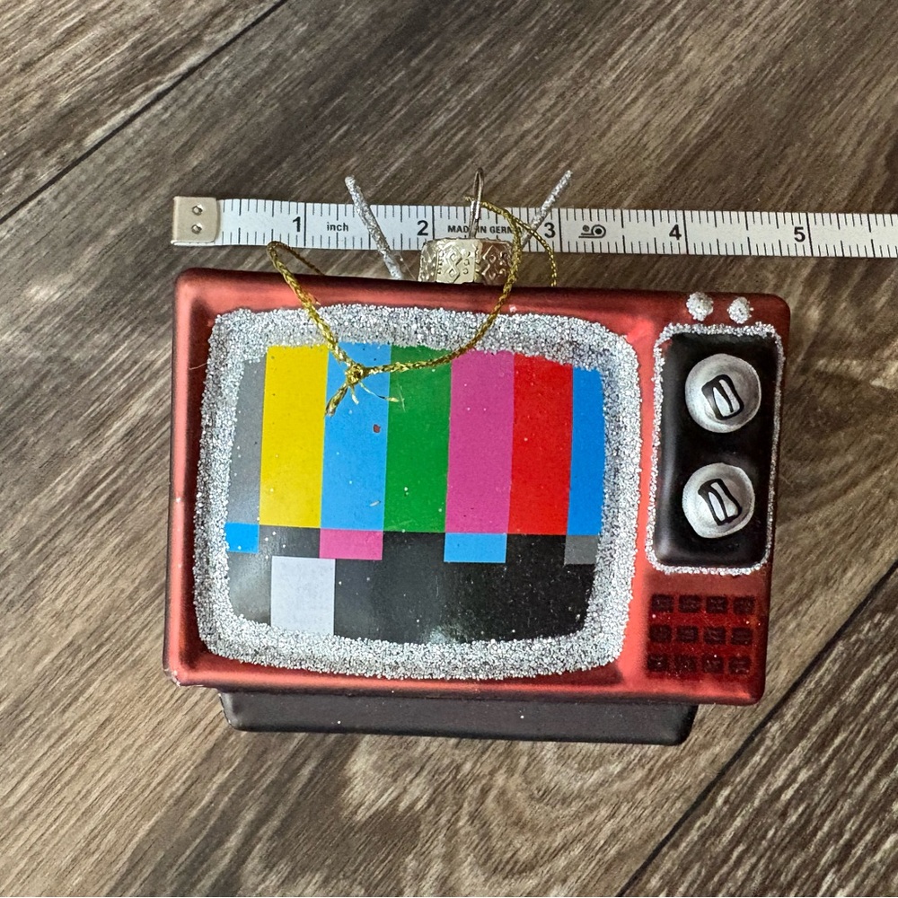 Retro Red Television Ornament